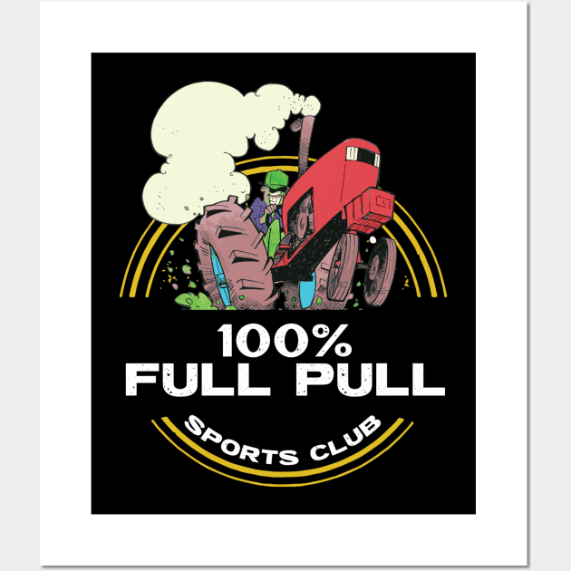 100 percent full pull Wall Art by wiswisna